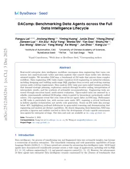 DAComp: Benchmarking Data Agents across the Full Data Intelligence Lifecycle