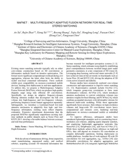 MAFNet:Multi-frequency Adaptive Fusion Network for Real-time Stereo Matching