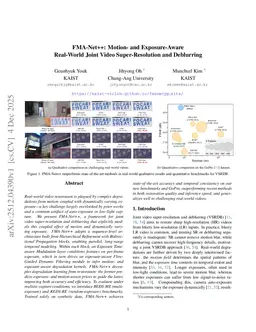 FMA-Net++: Motion- and Exposure-Aware Real-World Joint Video Super-Resolution and Deblurring