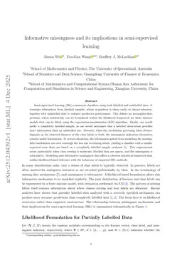 Informative missingness and its implications in semi-supervised learning