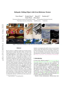 Refaçade: Editing Object with Given Reference Texture