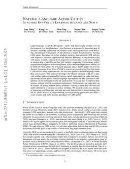 Natural Language Actor-Critic: Scalable Off-Policy Learning in Language Space