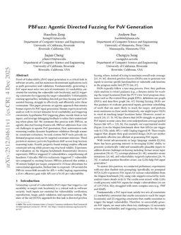 PBFuzz: Agentic Directed Fuzzing for PoV Generation