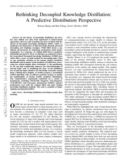Rethinking Decoupled Knowledge Distillation: A Predictive Distribution Perspective