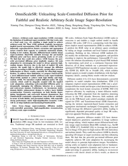 OmniScaleSR: Unleashing Scale-Controlled Diffusion Prior for Faithful and Realistic Arbitrary-Scale Image Super-Resolution