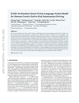 E3AD: An Emotion-Aware Vision-Language-Action Model for Human-Centric End-to-End Autonomous Driving
