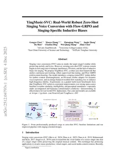 YingMusic-SVC: Real-World Robust Zero-Shot Singing Voice Conversion with Flow-GRPO and Singing-Specific Inductive Biases