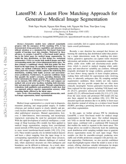 LatentFM: A Latent Flow Matching Approach for Generative Medical Image Segmentation