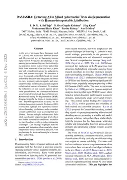 DAMASHA: Detecting AI in Mixed Adversarial Texts via Segmentation with Human-interpretable Attribution