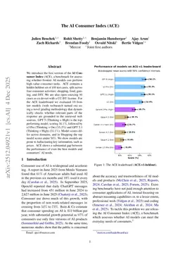 The AI Consumer Index (ACE)