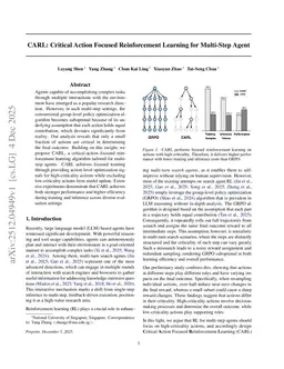 CARL: Critical Action Focused Reinforcement Learning for Multi-Step Agent