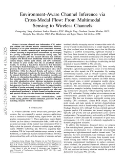 Environment-Aware Channel Inference via Cross-Modal Flow: From Multimodal Sensing to Wireless Channels