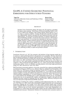 GeoPE:A Unified Geometric Positional Embedding for Structured Tensors