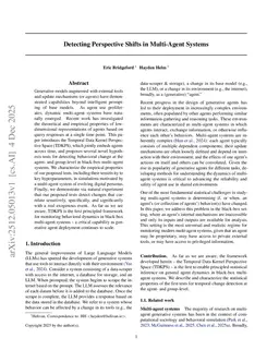 Detecting Perspective Shifts in Multi-agent Systems