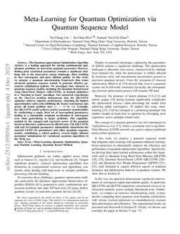 Meta-Learning for Quantum Optimization via Quantum Sequence Model