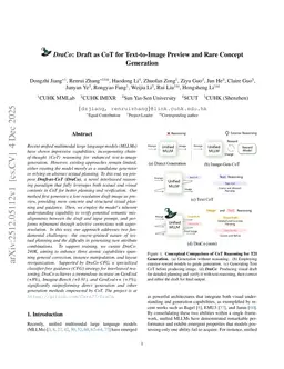 DraCo: Draft as CoT for Text-to-Image Preview and Rare Concept Generation