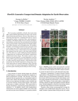 FlowEO: Generative Unsupervised Domain Adaptation for Earth Observation