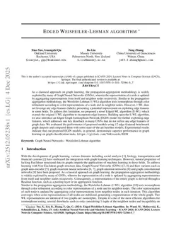 Edged Weisfeiler-Lehman Algorithm