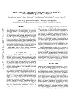 PathFinder: MCTS and LLM Feedback-based Path Selection for Multi-Hop Question Answering