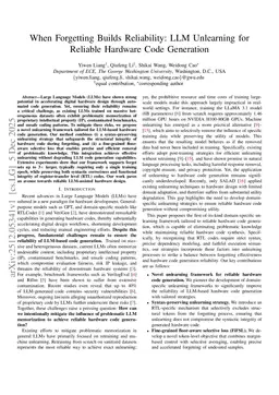 When Forgetting Builds Reliability: LLM Unlearning for Reliable Hardware Code Generation