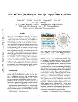 ShaRP: SHAllow-LayeR Pruning for Video Large Language Models Acceleration