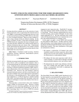 TS-HINT: Enhancing Semiconductor Time Series Regression Using Attention Hints From Large Language Model Reasoning