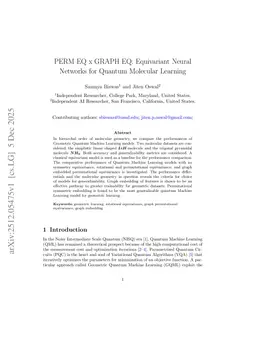 PERM EQ x GRAPH EQ: Equivariant Neural Networks for Quantum Molecular Learning