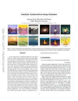 EmoStyle: Emotion-Driven Image Stylization