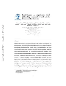 TeleAI-Safety: A comprehensive LLM jailbreaking benchmark towards attacks, defenses, and evaluations