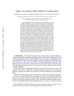 Credal and Interval Deep Evidential Classifications