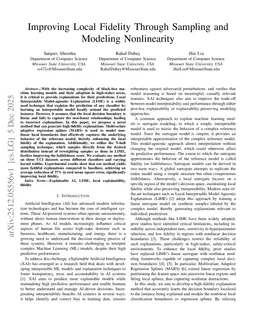 Improving Local Fidelity Through Sampling and Modeling Nonlinearity