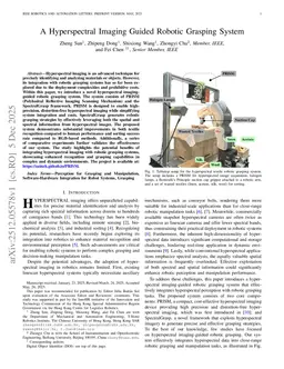 A Hyperspectral Imaging Guided Robotic Grasping System