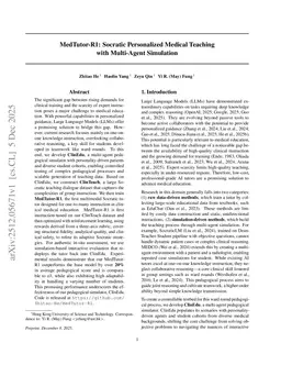 MedTutor-R1: Socratic Personalized Medical Teaching with Multi-Agent Simulation