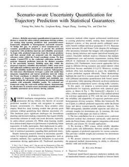 Scenario-aware Uncertainty Quantification for Trajectory Prediction with Statistical Guarantees