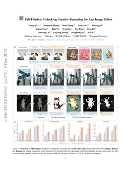 EditThinker: Unlocking Iterative Reasoning for Any Image Editor