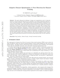 Adaptive Dataset Quantization: A New Direction for Dataset Pruning