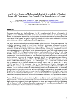 Arc Gradient Descent: A Mathematically Derived Reformulation of Gradient Descent with Phase-Aware, User-Controlled Step Dynamics