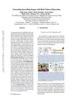 Generating Storytelling Images with Rich Chains-of-Reasoning