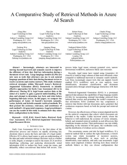 A Comparative Study of Retrieval Methods in Azure AI Search