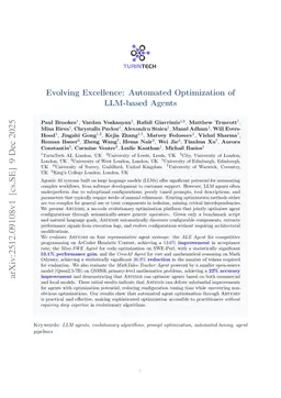 Evolving Excellence: Automated Optimization of LLM-based Agents