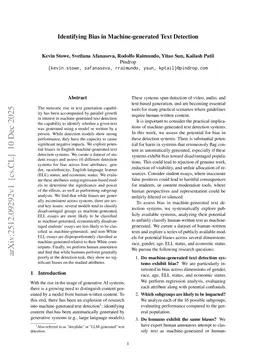 Identifying Bias in Machine-generated Text Detection