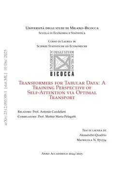 Transformers for Tabular Data: A Training Perspective of Self-Attention via Optimal Transport