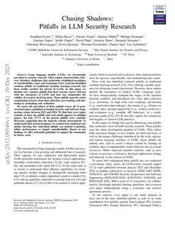 Chasing Shadows: Pitfalls in LLM Security Research