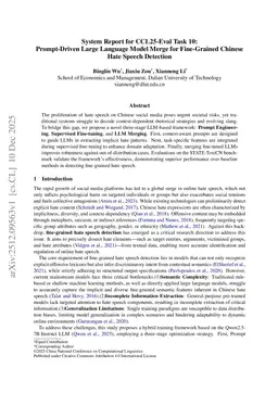 System Report for CCL25-Eval Task 10: Prompt-Driven Large Language Model Merge for Fine-Grained Chinese Hate Speech Detection