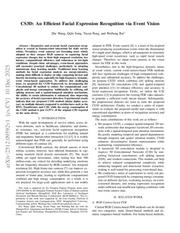 CS3D: An Efficient Facial Expression Recognition via Event Vision