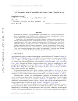 OxEnsemble: Fair Ensembles for Low-Data Classification