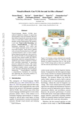 VisualActBench: Can VLMs See and Act like a Human?