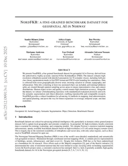 NordFKB: a fine-grained benchmark dataset for geospatial AI in Norway
