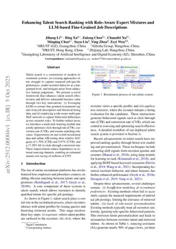Enhancing Talent Search Ranking with Role-Aware Expert Mixtures and LLM-based Fine-Grained Job Descriptions