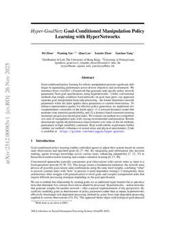 Hyper-GoalNet: Goal-Conditioned Manipulation Policy Learning with HyperNetworks